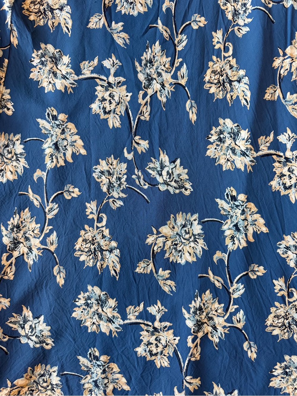 Eddie Bauer Navy Floral Skirt - Picture 3 of 7